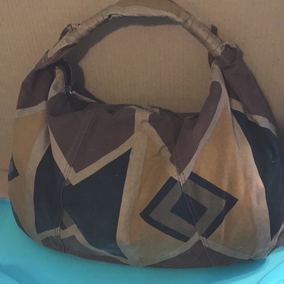 Large Print Pattern Hobo Bag - Picture 7 of 10